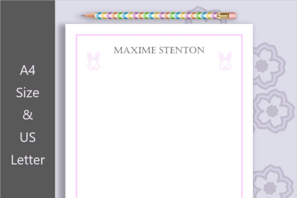 Download Letterhead Template, Easter Stationary - Letter Collection