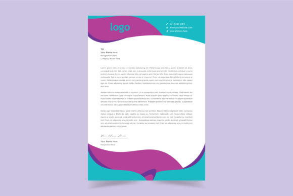 Download Simple Creative Letter Head Template - Letter Collection