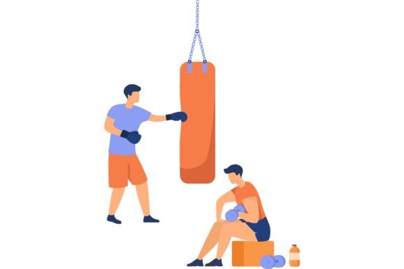 Download Men and Women Training in Boxing Club, E - Women Collection