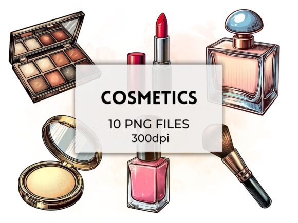 Download Cosmetics Clipart Makeup PNG Graphics - Cosmetic Collection