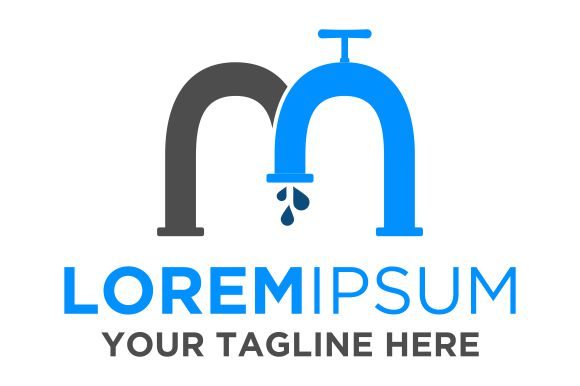 Download Letter M Plumbing Logo Template - Letter Collection