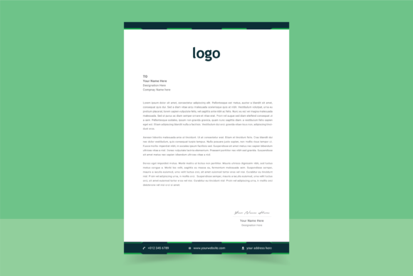 Download Business Style Letter Head Template - Letter Collection