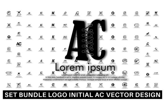 Download Ac Letter Initials Logo Collection - Letter Collection