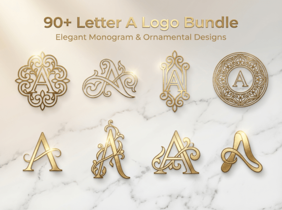 Download 90+ Letter a Logo Bundle SVG - Letter Collection
