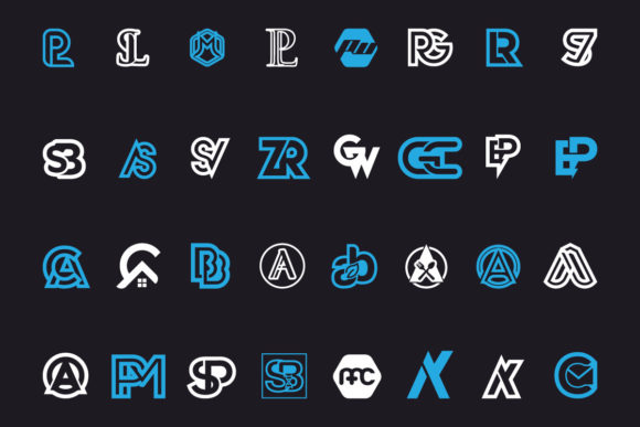Download Monogram Letter Mark Logo Collection - Letter Collection