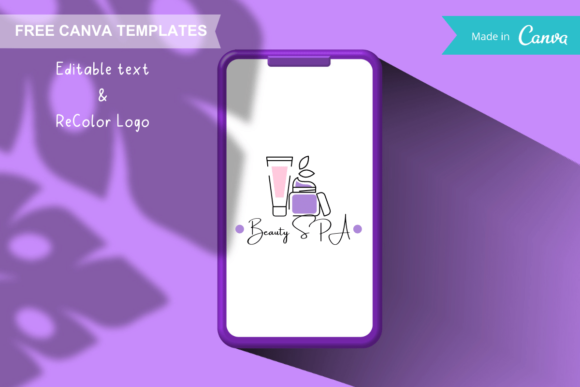 Download Canva Logo Templates - Natural Cosmetic - Cosmetic Collection
