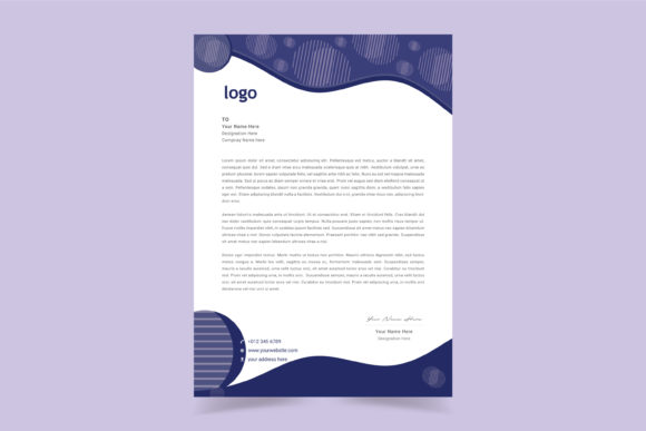 Download Simple Creative Letter Head Template - Letter Collection