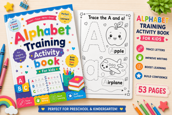 Download Alphabet Tracing Activity Book for Kids - Alphabet Collection
