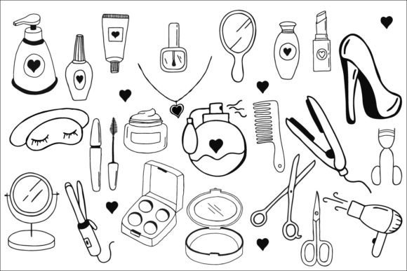 Download 23 Illustrations About Cosmetics - Cosmetic Collection